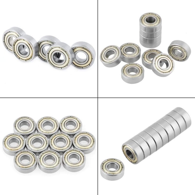 Donepart 684ZZ Small Bearings 4mm x 9mm x 4mm Double Shielded and Pre-Lubricated Deep Groove Ball Bearing (20 Pcs) - Image 2